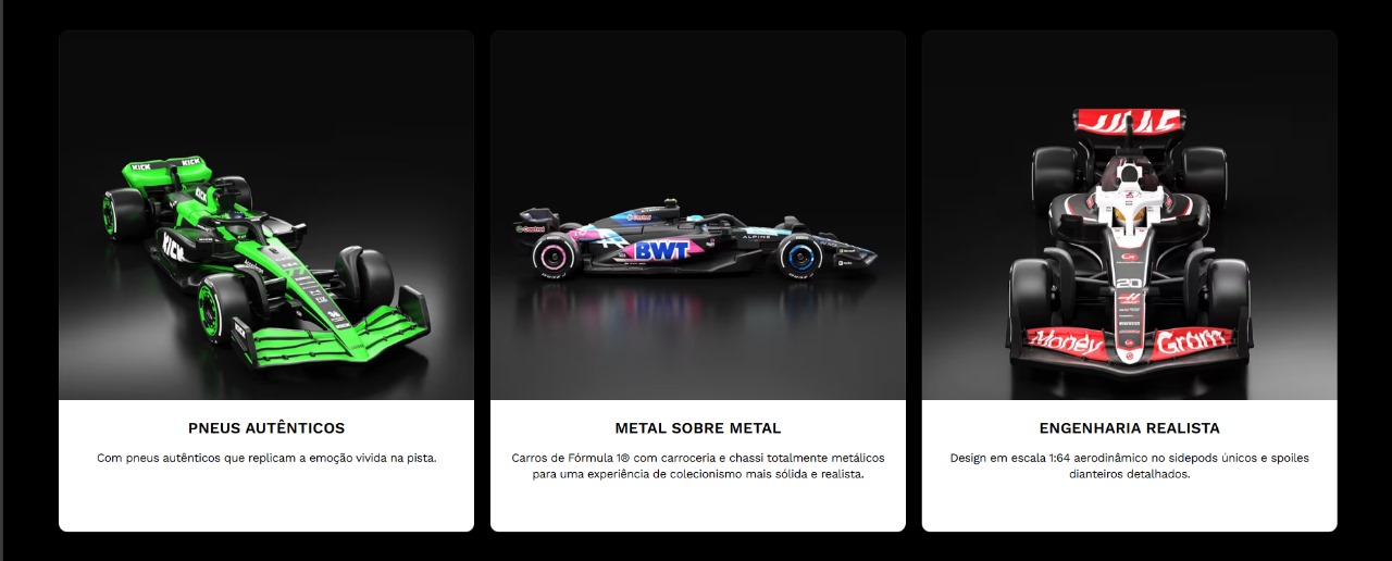 Realismo F1® em escala 1:64